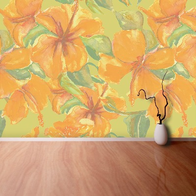 Wallpaper Yellow hibiscus