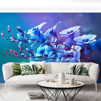 Wallpaper Orchid blue