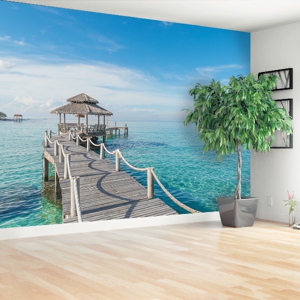 Wallpaper Wooden pier