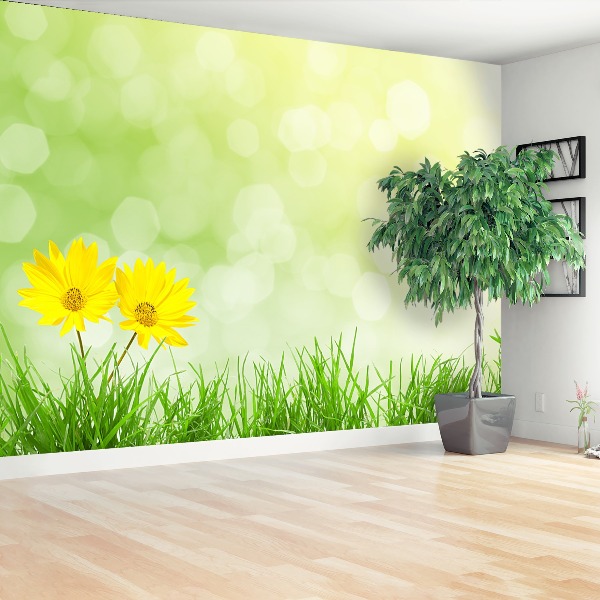 Wallpaper Flowers grass