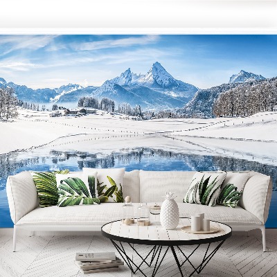 Wallpaper Winter alps