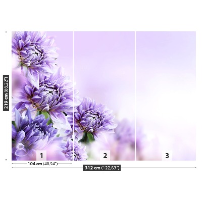 Wallpaper Violet flowers