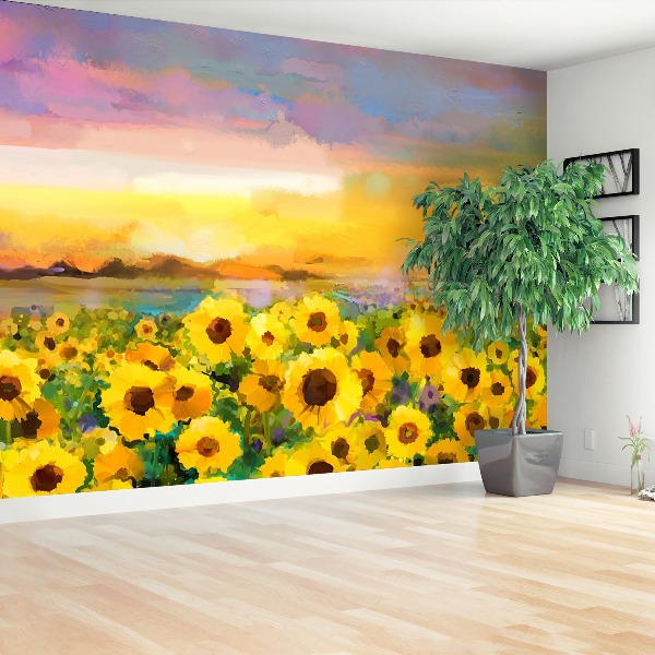 Wallpaper Field of sunflowers