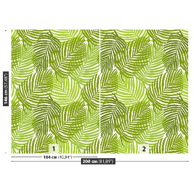 Wallpaper Tropical leaves