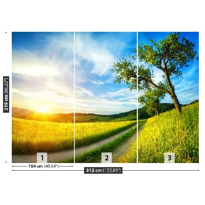 Wallpaper Meadow tree