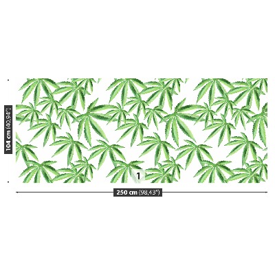 Wallpaper Leaves of hemp