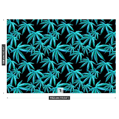 Wallpaper Leaves of hemp