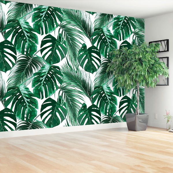 Wallpaper Monstera is full of holes