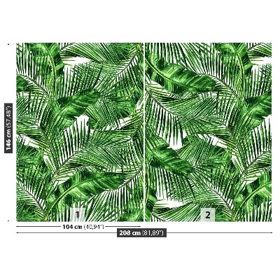 Wallpaper Tropical leaves