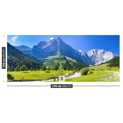 Wallpaper Panorama of the alps