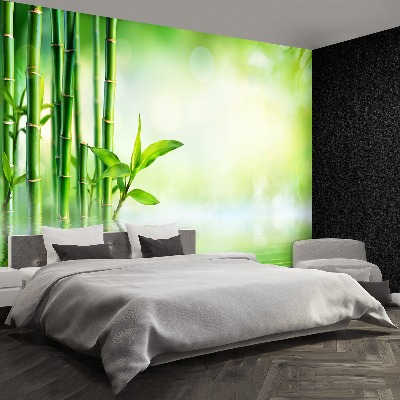 Wallpaper Bamboo water