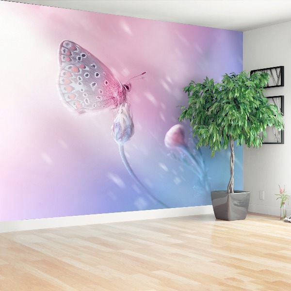 Wallpaper Butterfly flower