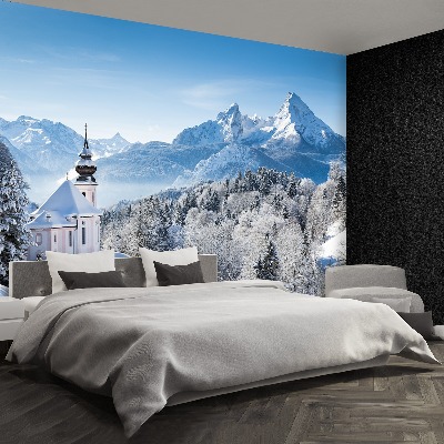 Wallpaper Winter alps