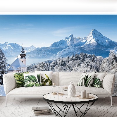 Wallpaper Winter alps