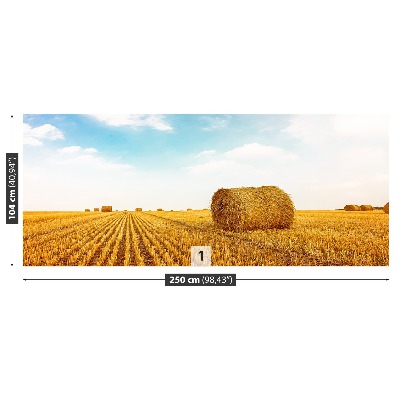 Wallpaper Straw bales