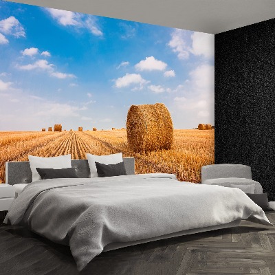 Wallpaper Straw bales