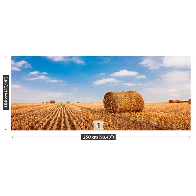 Wallpaper Straw bales