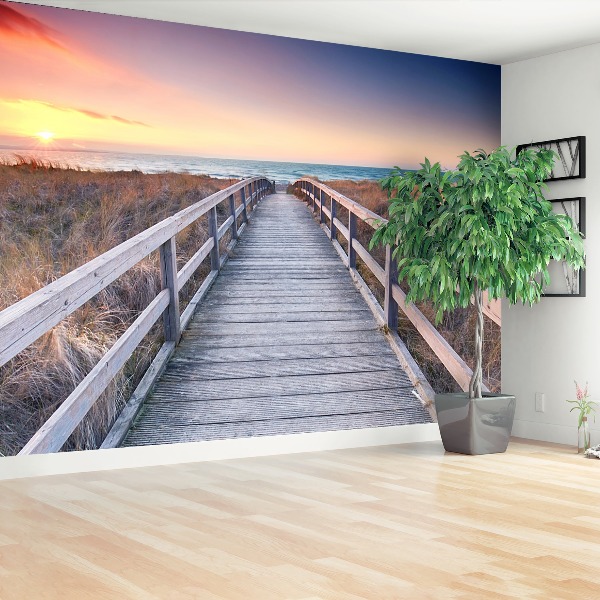 Wallpaper Wooden path