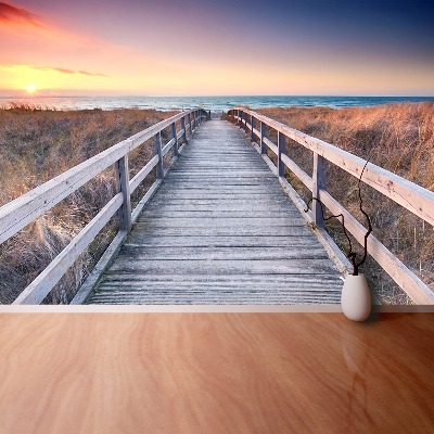 Wallpaper Wooden path