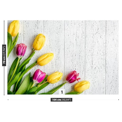 Wallpaper Yellow tulips