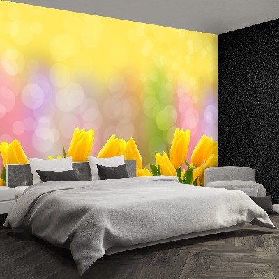 Wallpaper Yellow tulips