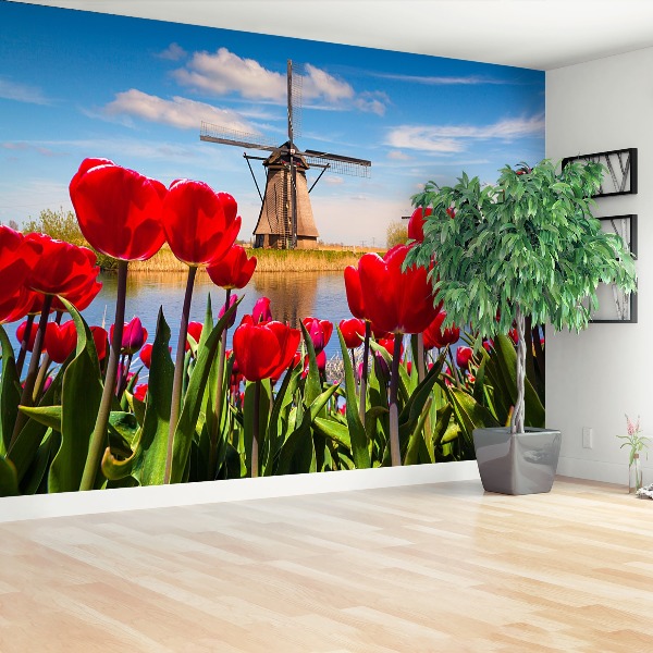 Wallpaper Netherlands windmills