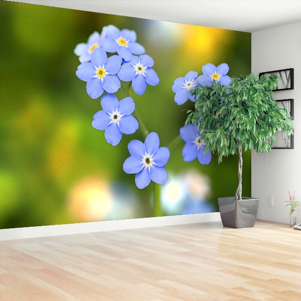 Wallpaper Forget-me-nots heart