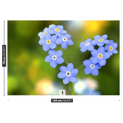 Wallpaper Forget-me-nots heart