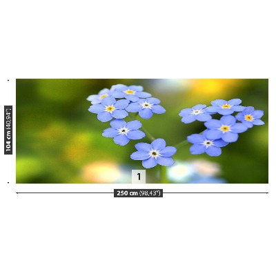 Wallpaper Forget-me-nots heart