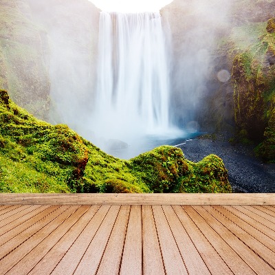 Wallpaper Skogafoss waterfall