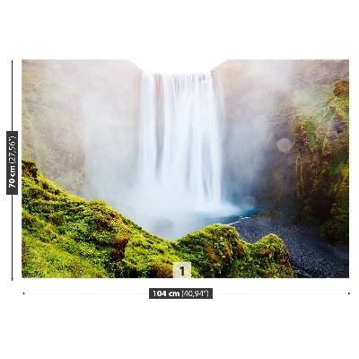 Wallpaper Skogafoss waterfall