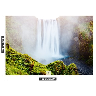 Wallpaper Skogafoss waterfall