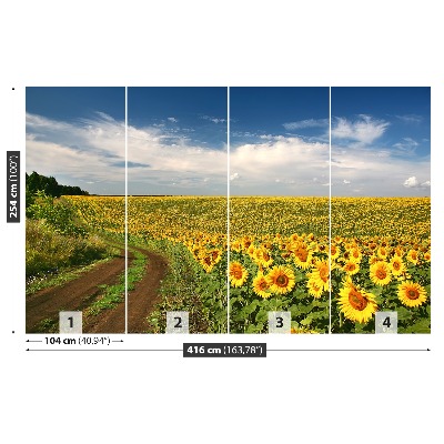 Wallpaper Field of sunflowers