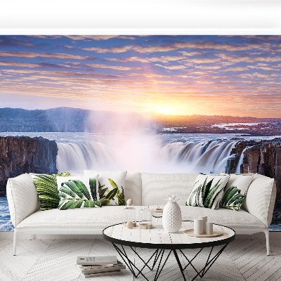 Wallpaper Selfoss waterfall