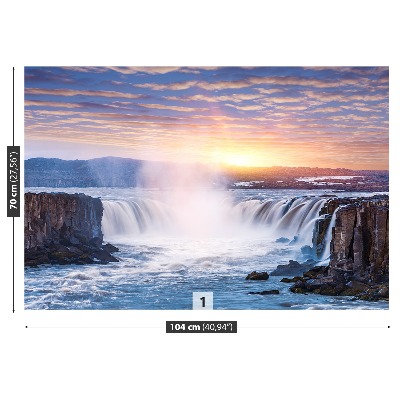 Wallpaper Selfoss waterfall