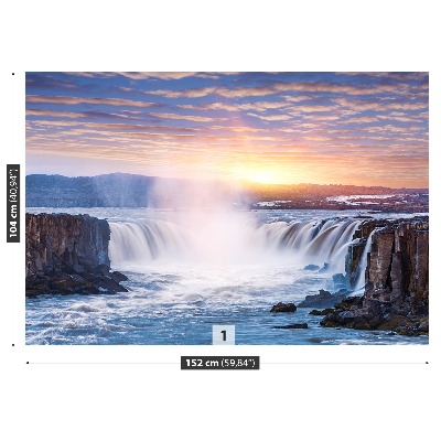 Wallpaper Selfoss waterfall