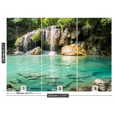 Wallpaper Erawan waterfall