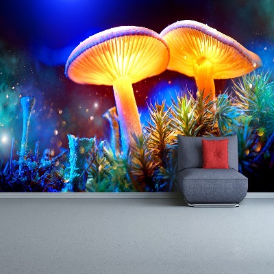 Wallpaper Forest mushrooms