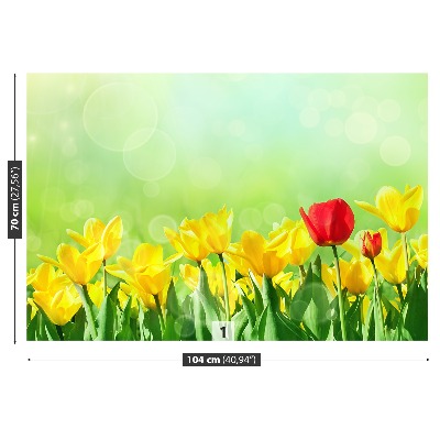 Wallpaper Yellow tulips