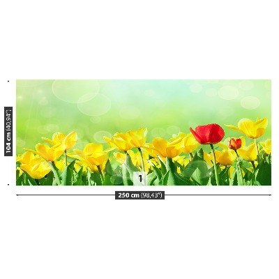 Wallpaper Yellow tulips