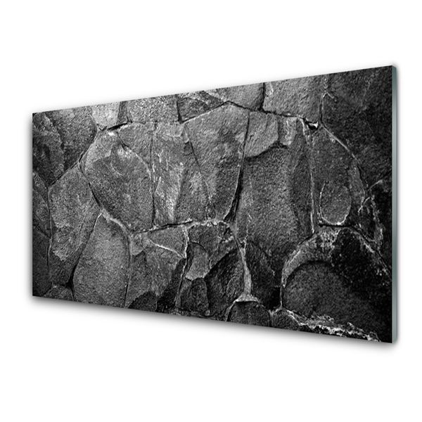 Acrylic Print Rocky rocks nature grey black