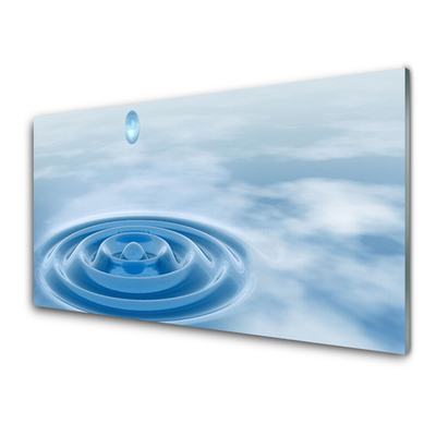 Acrylic Print Water art blue