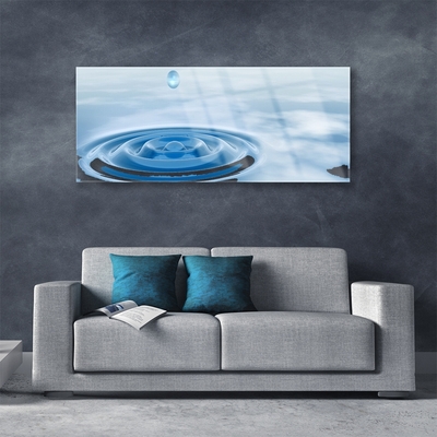 Acrylic Print Water art blue
