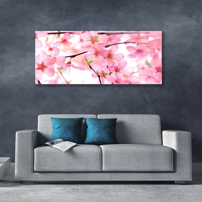 Acrylic Print Flowers floral pink