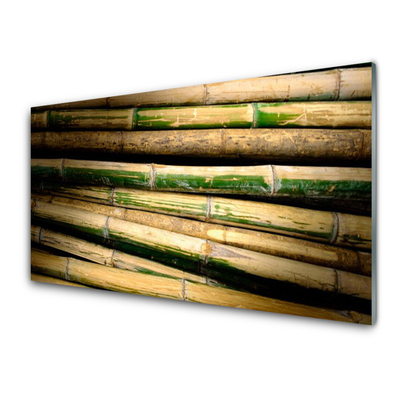 Acrylic Print Bamboo floral green