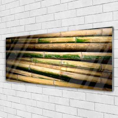 Acrylic Print Bamboo floral green