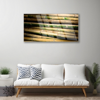 Acrylic Print Bamboo floral green