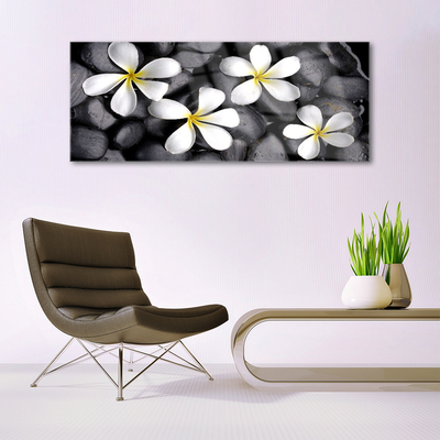 Acrylic Print Flowers floral white