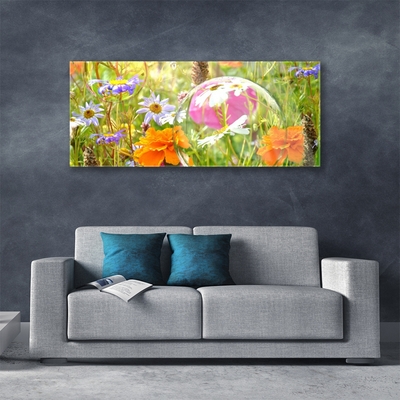 Acrylic Print Flowers nature multi