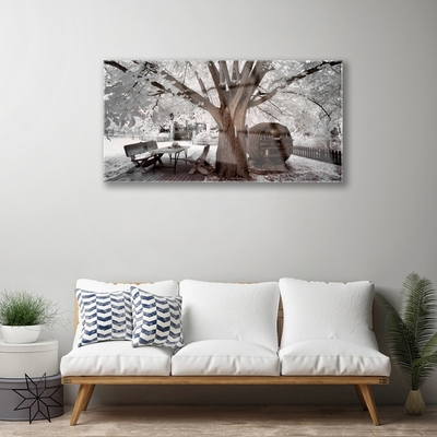 Acrylic Print Tree nature brown